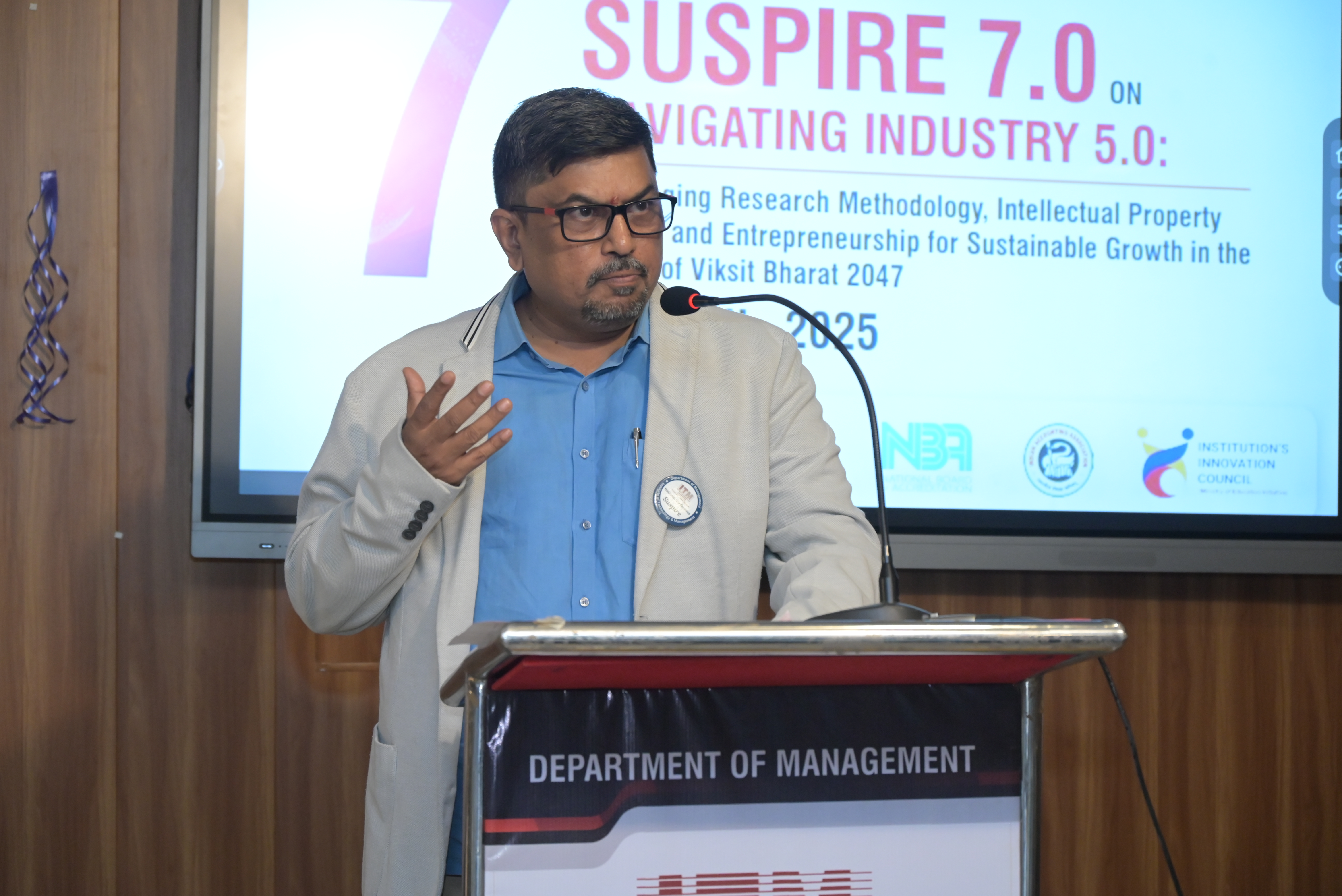 5th National Seminar: SUSPIRE - Organised by Department of Management - 2020